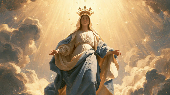 Mary Queen of Heaven - Mary before Heavenly Light · Landscape n° 6