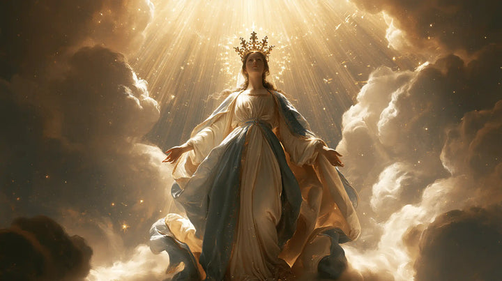 Mary Queen of Heaven - Mary before Heavenly Light · Landscape n° 7