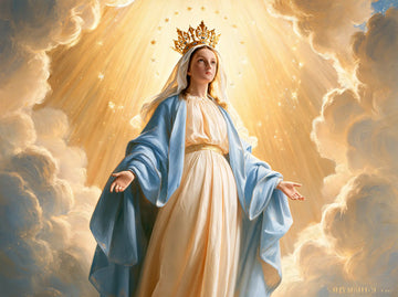 Mary Queen of Heaven - Mary before Heavenly Light · Landscape n° 12