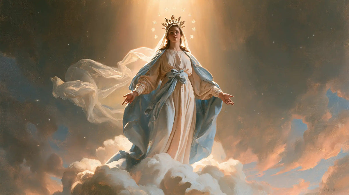 Mary, Queen of Heaven — The Crown Above the Silken Wind