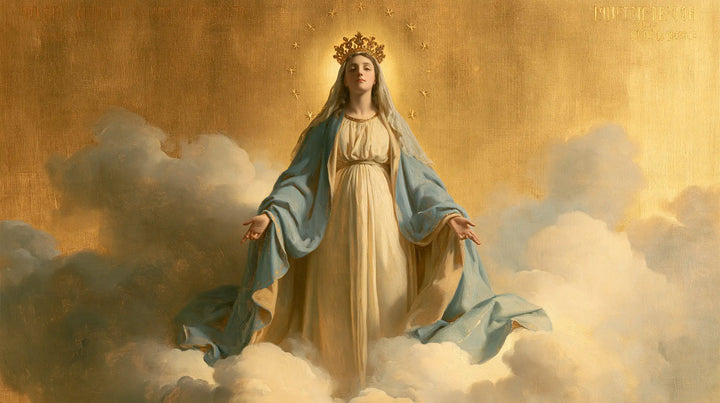 Mary, Queen of Heaven — The Upright Robe in the Golden Garden