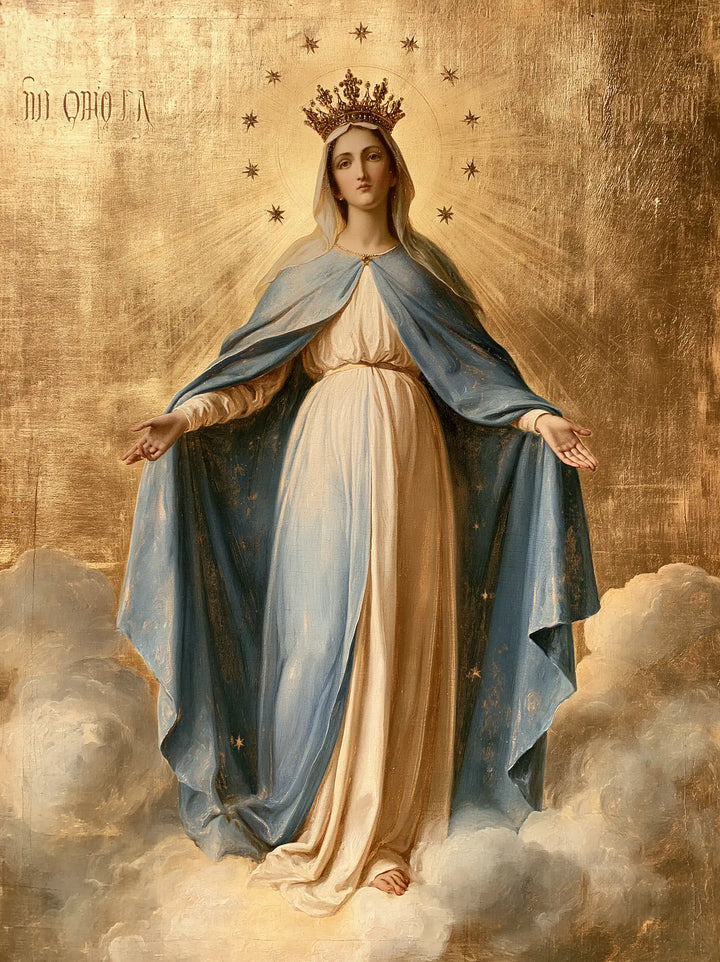 Mary, Queen of Heaven — The Queen Between the Folds of Silence