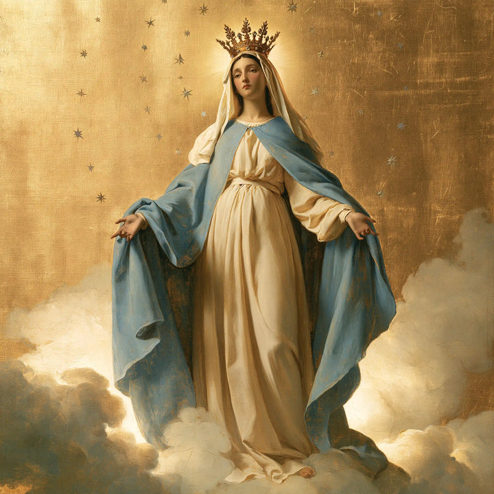 Mary Queen of Heaven - Sacred Gold · Square n° 3
