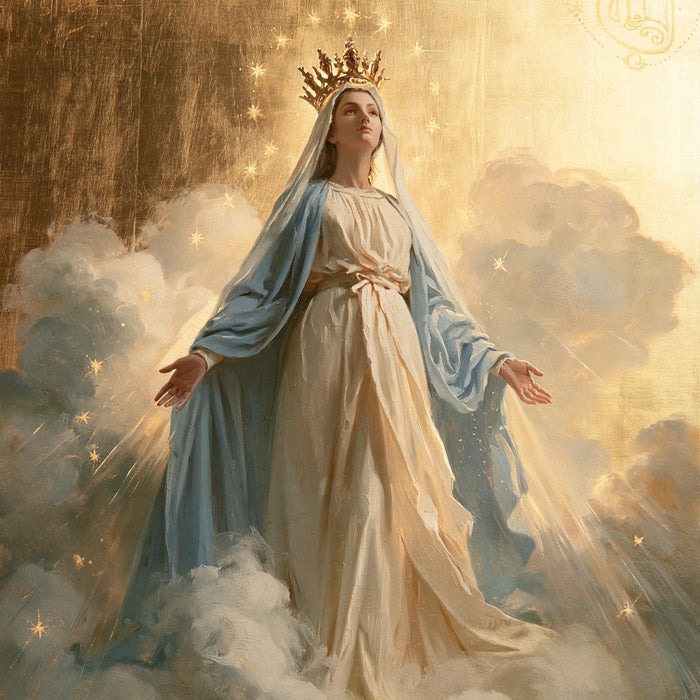Mary Queen of Heaven - Sacred Gold · Square n° 6
