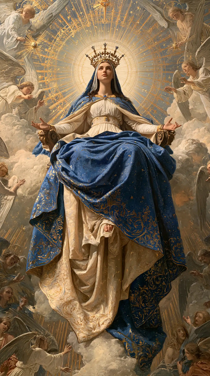 Mary, Queen of Heaven — The Crown of Golden Circles