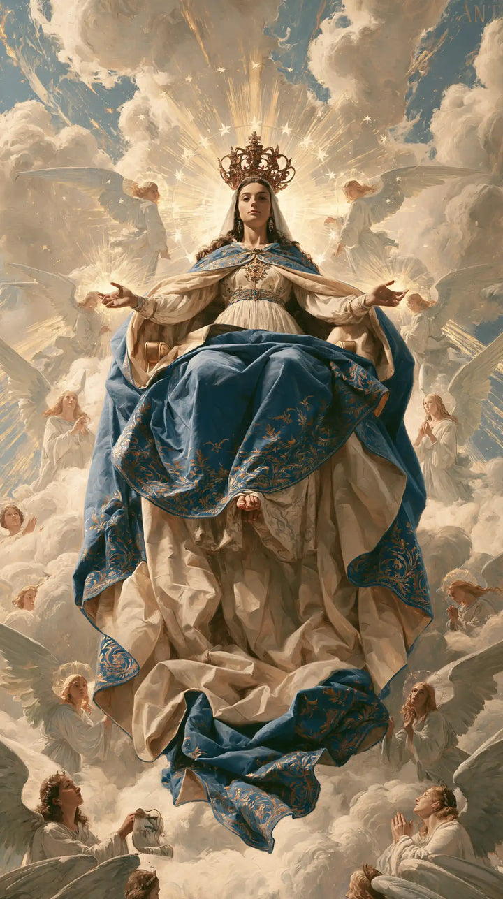Mary, Queen of Heaven — The Fan of Heavenly Light