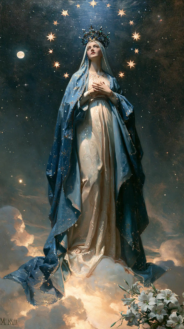 Mary Queen of Heaven - Symbolist · Portrait n° 9
