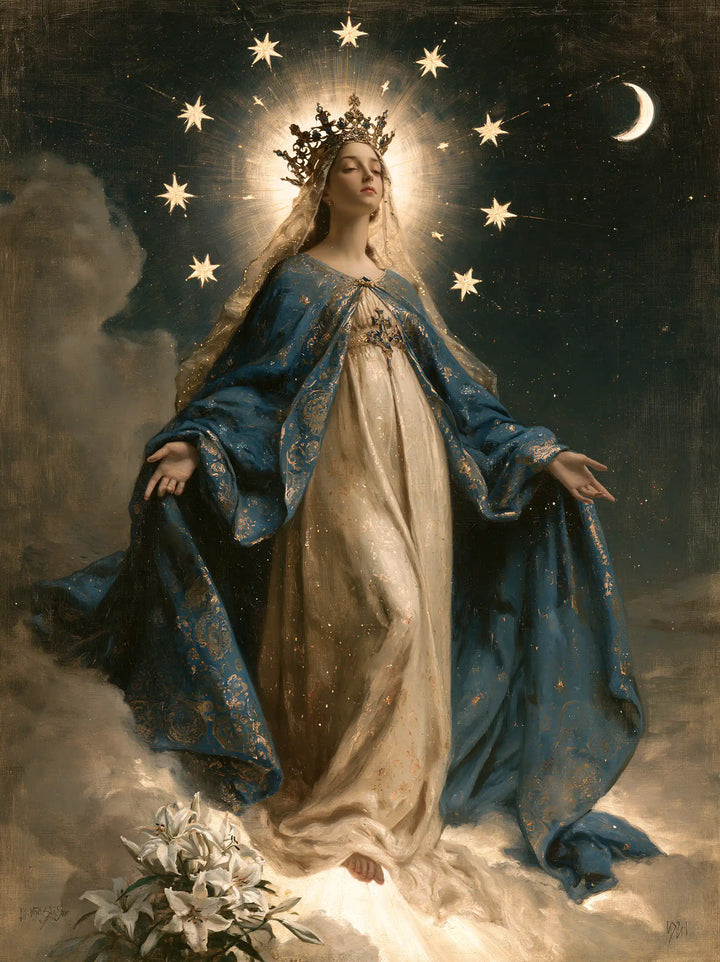Mary Queen of Heaven - Symbolist · Portrait n° 21
