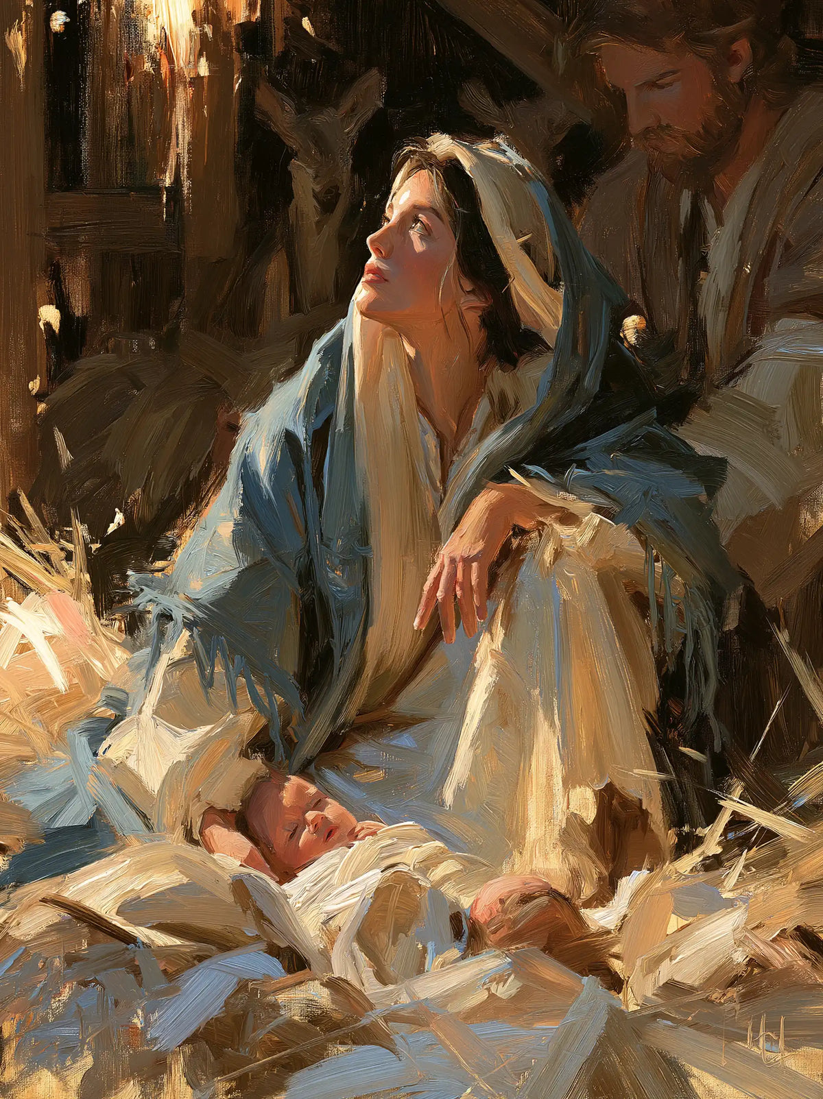 The Nativity — The Upward Gaze Above Sleep