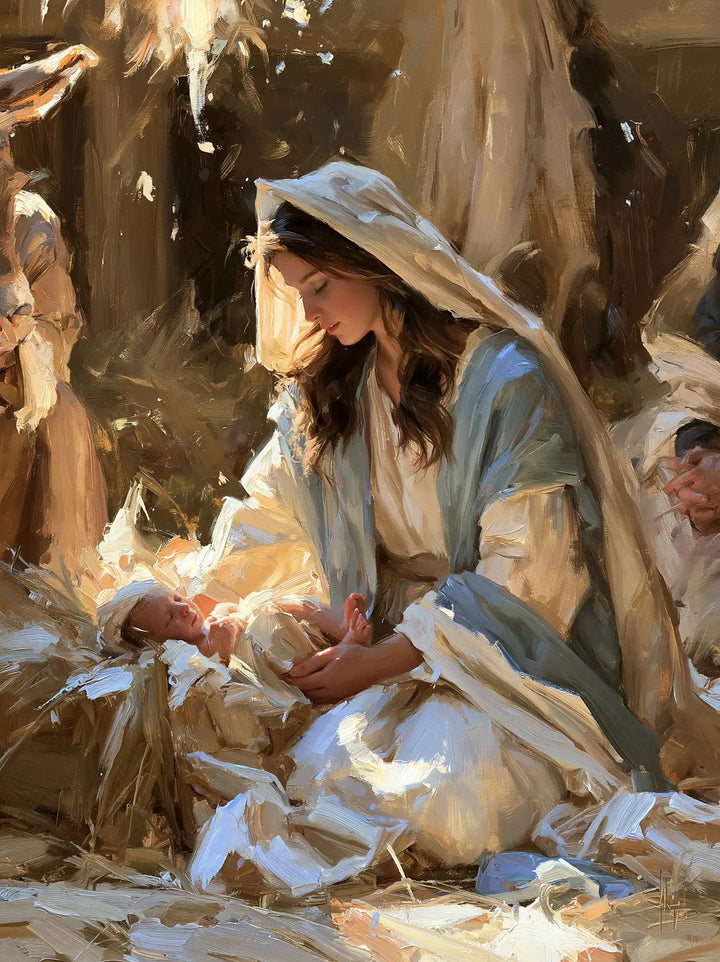 The Nativity — The Newborn Within Pale Sleeves