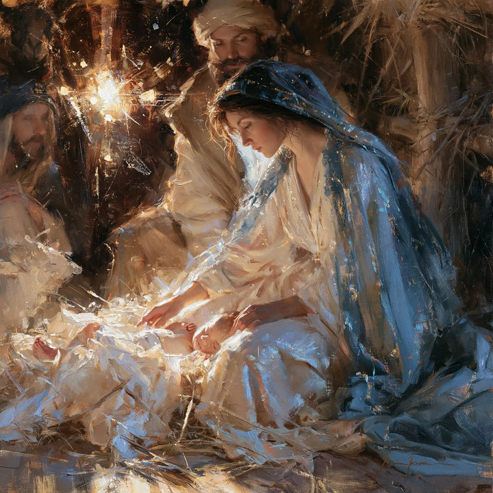 The Nativity — The Cradle Beneath the Starry Lamp