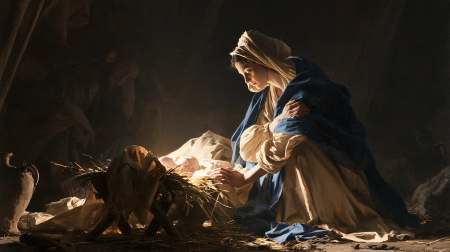 The Nativity - Infant Jesus as Divine Light · Landscape n° 13