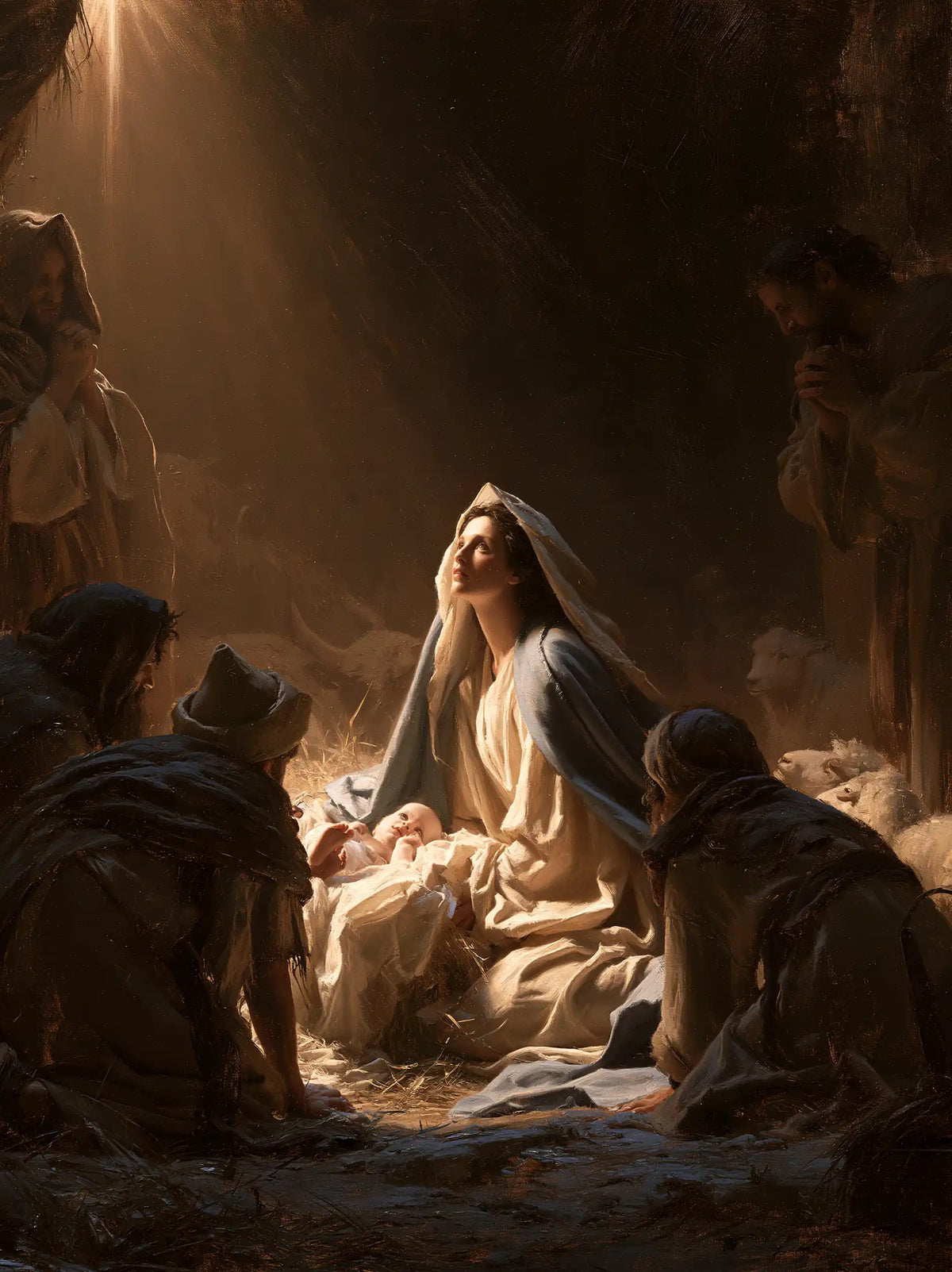 The Nativity - Mary and the Shepherds · Portrait n° 10