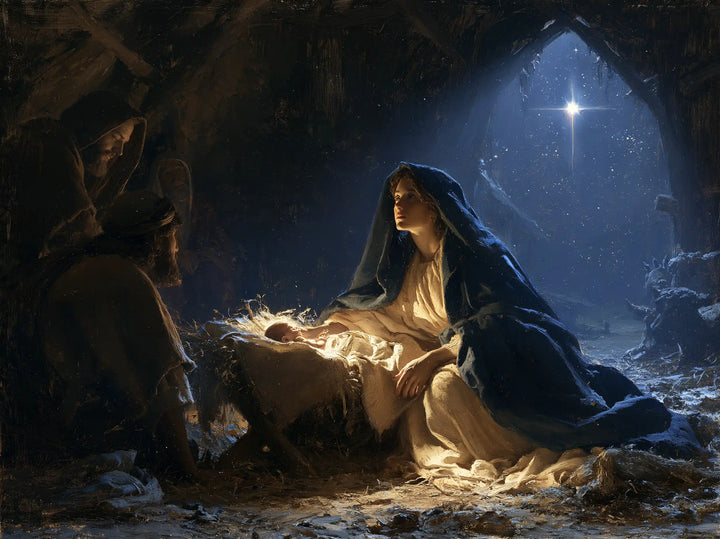 The Nativity - Midnight Blue Chiaroscuro · Landscape n° 7