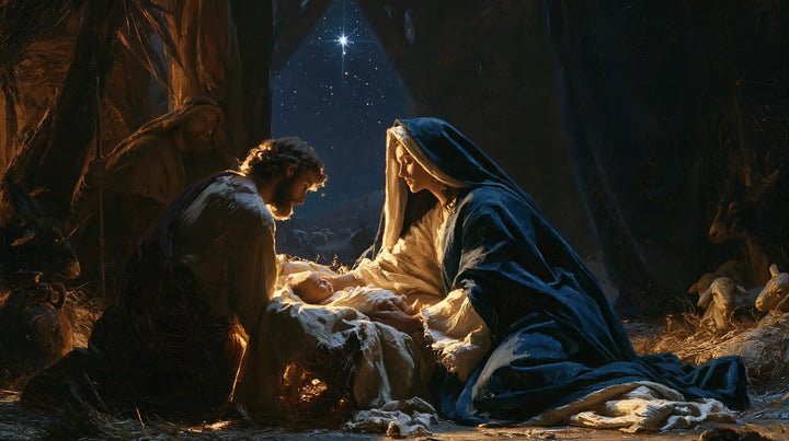 The Nativity - Midnight Blue Chiaroscuro · Landscape n° 15