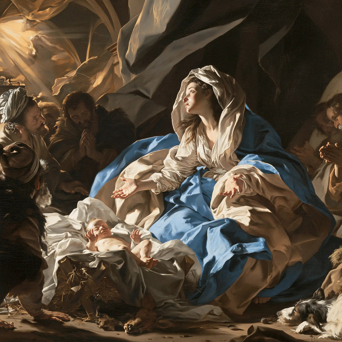 The Nativity — Grace among Folds of Earth and Sky