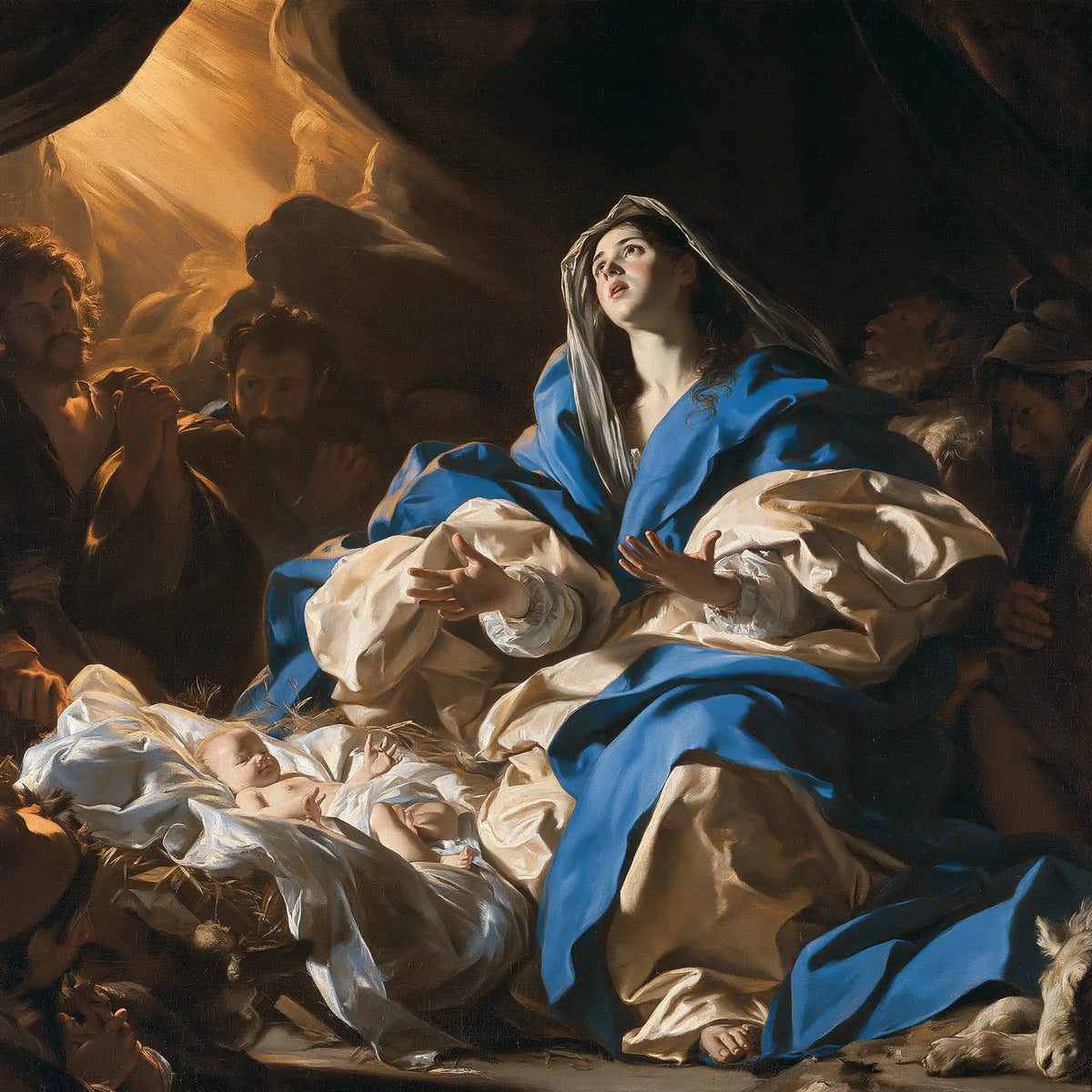 The Nativity — Ivory Unfolded beneath the Dark Sky