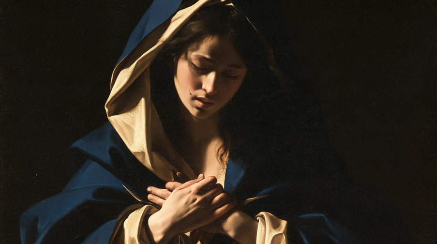 Our Lady of Sorrows - Caravaggio Tenebrism · Landscape n° 15