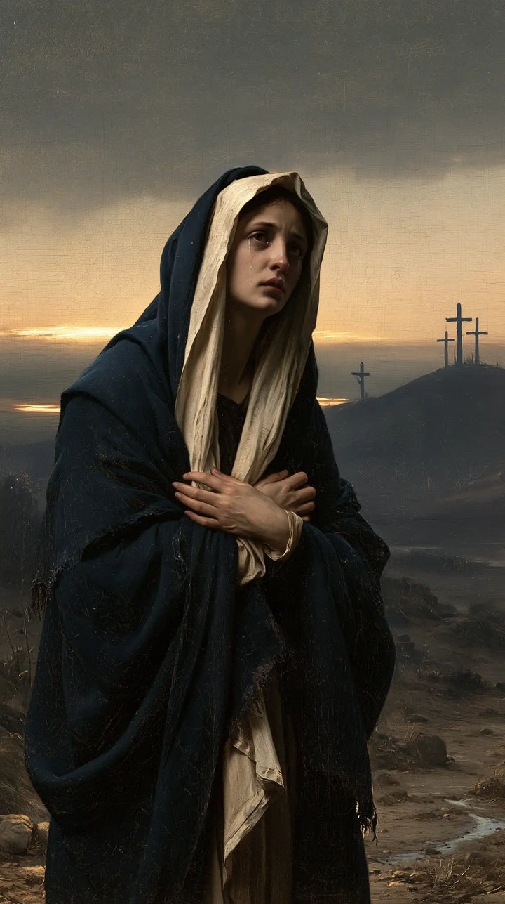 Our Lady of Sorrows - Mary before the Deserted Golgotha · Portrait n° 4