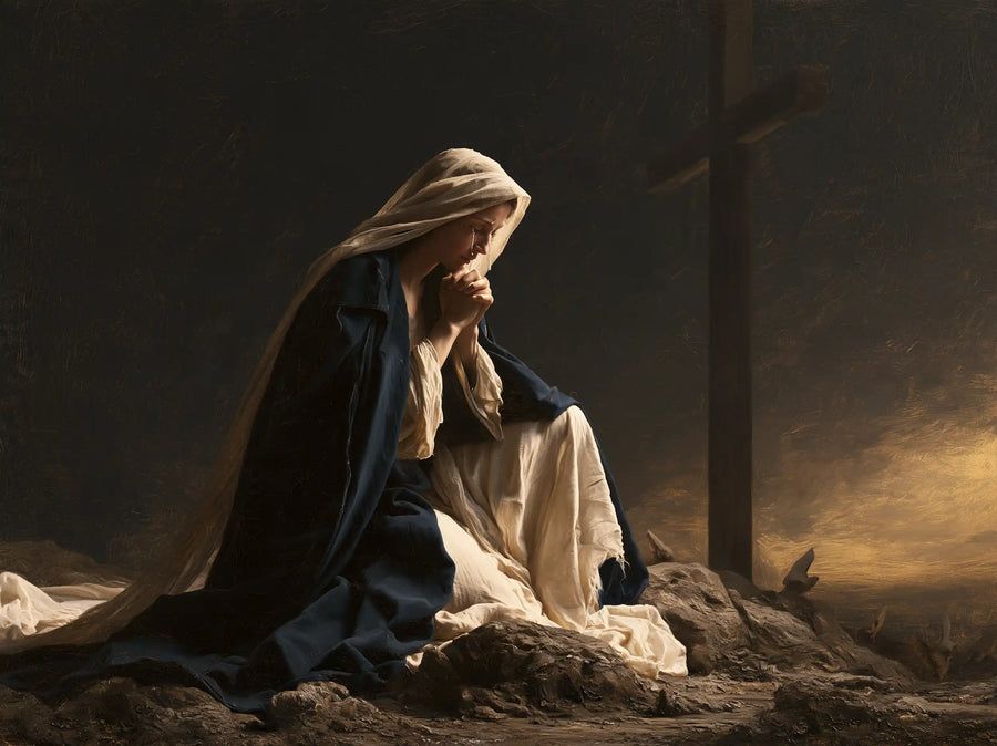 Our Lady of Sorrows - Mary Kneeling before the Cross · Landscape n° 3