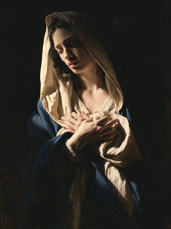 Our Lady of Sorrows — The Tender Pallor of the Veiled Heart