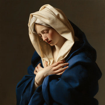 Our Lady of Sorrows - Mater Dolorosa Classical Portrait · Square n° 5
