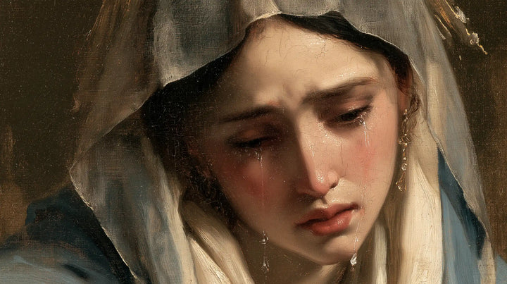 Our Lady of Sorrows — Tears in the Warmth of the Cheeks