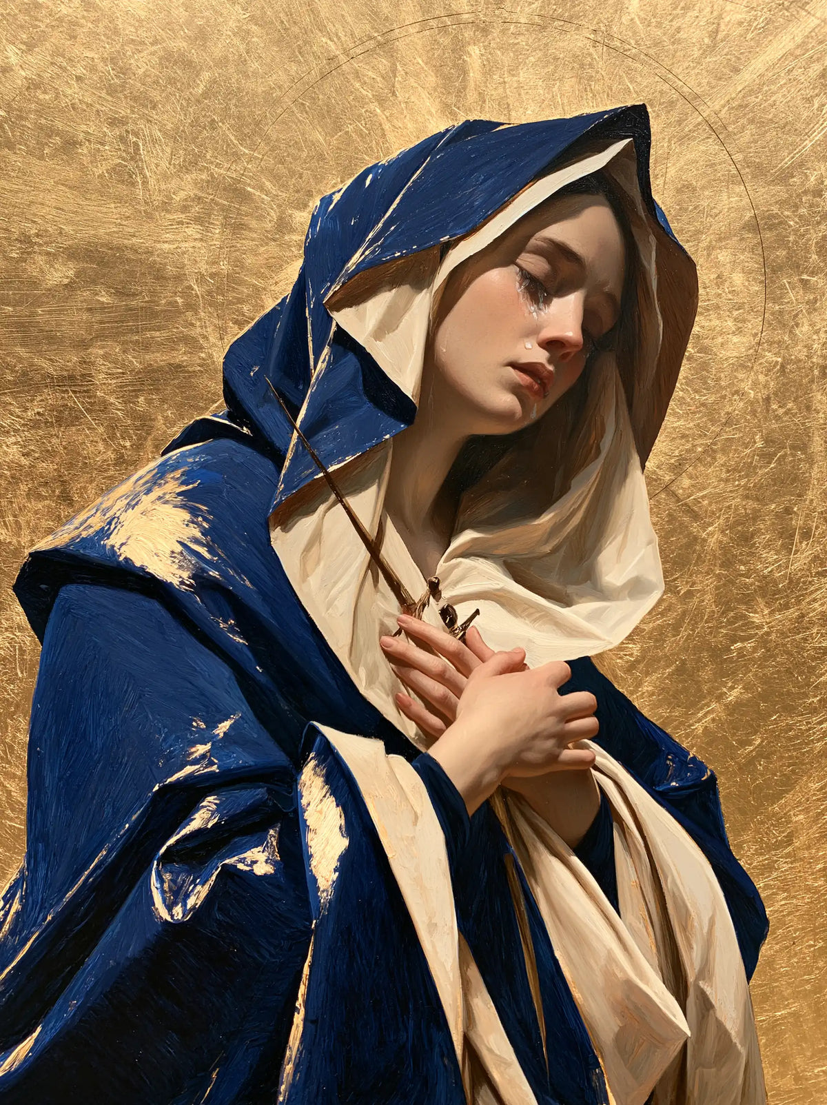 Our Lady of Sorrows - Sacred Gold · Portrait n° 24