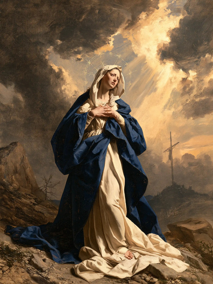Our Lady of Sorrows — Contemplation beneath the Parted Sky