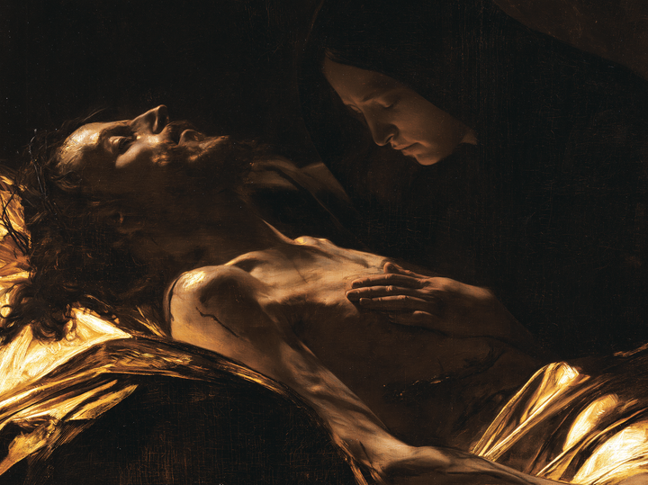 The Pietà - Black and gold · Landscape n° 5