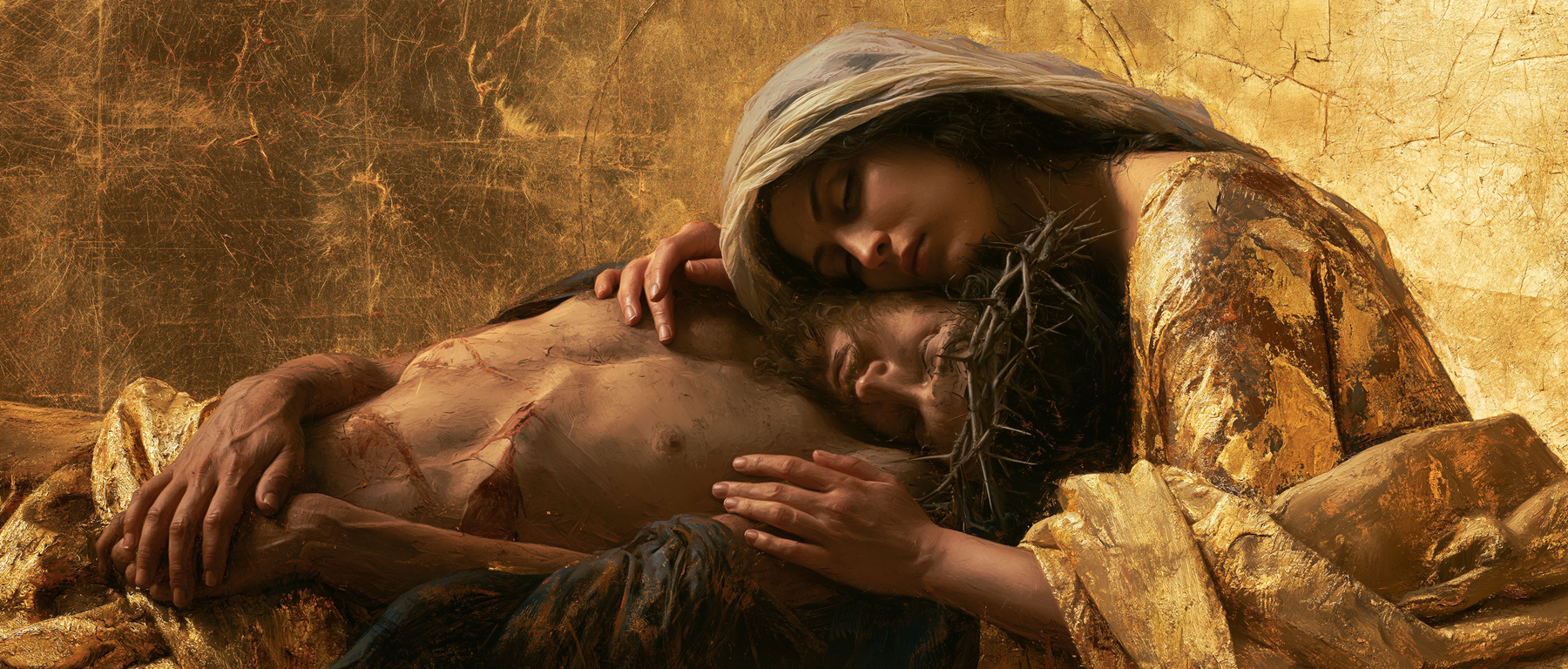 La Pietà - Sacred golden · Landscape n° 8