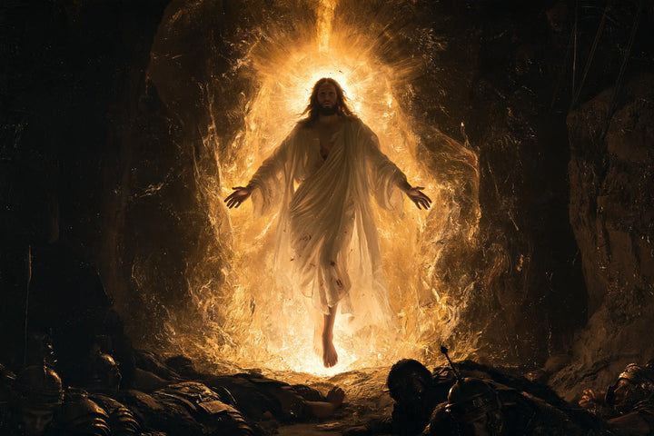 The Resurrection of Jesus Christ - Black and Gold · Landscape n° 10