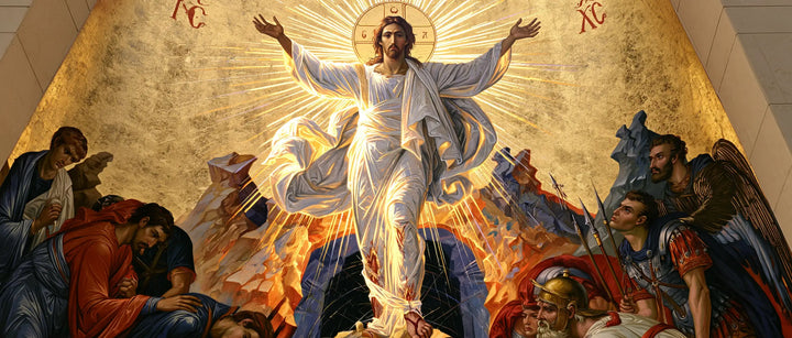 The Resurrection of Jesus Christ — The White Ribbon in Blue Glory