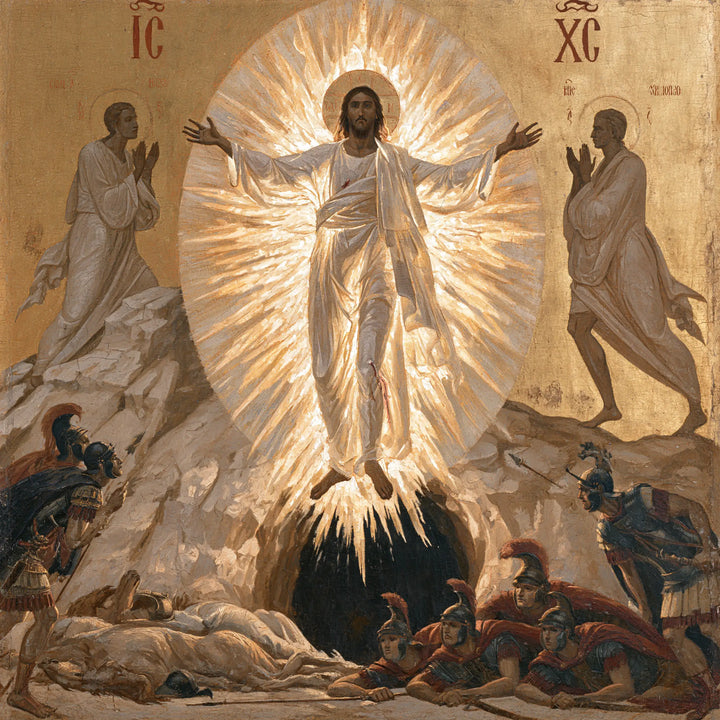 The Resurrection of Jesus Christ - Contemporary Byzantine · Square n° 2