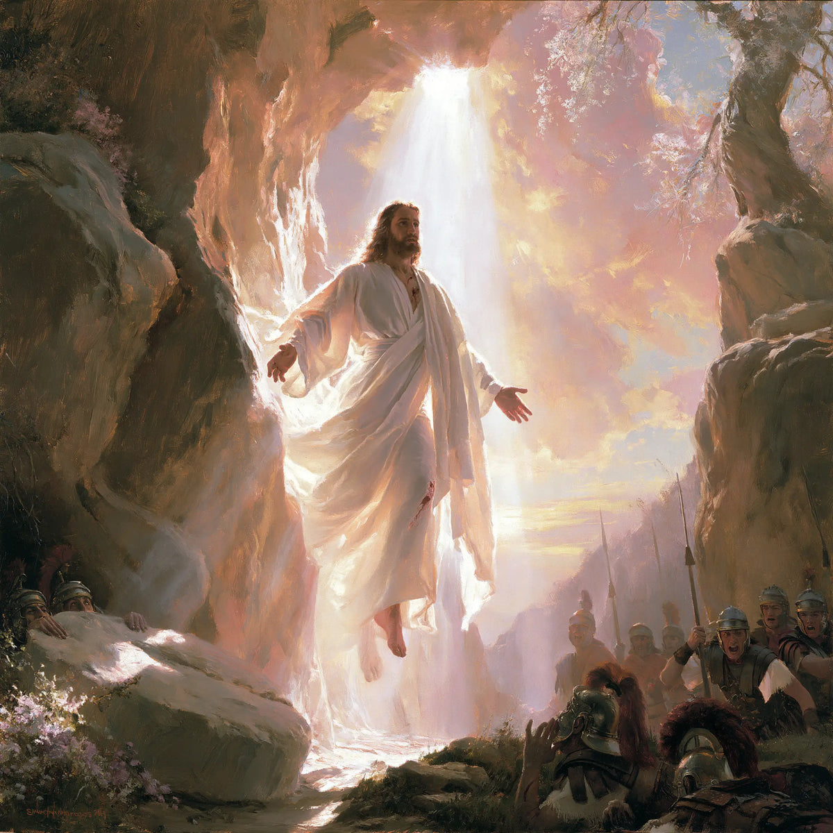The Resurrection of Jesus Christ - Divine Light · Square n° 4