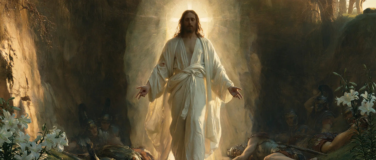 The Resurrection of Jesus Christ — Peace in the Light of the Rock Walls