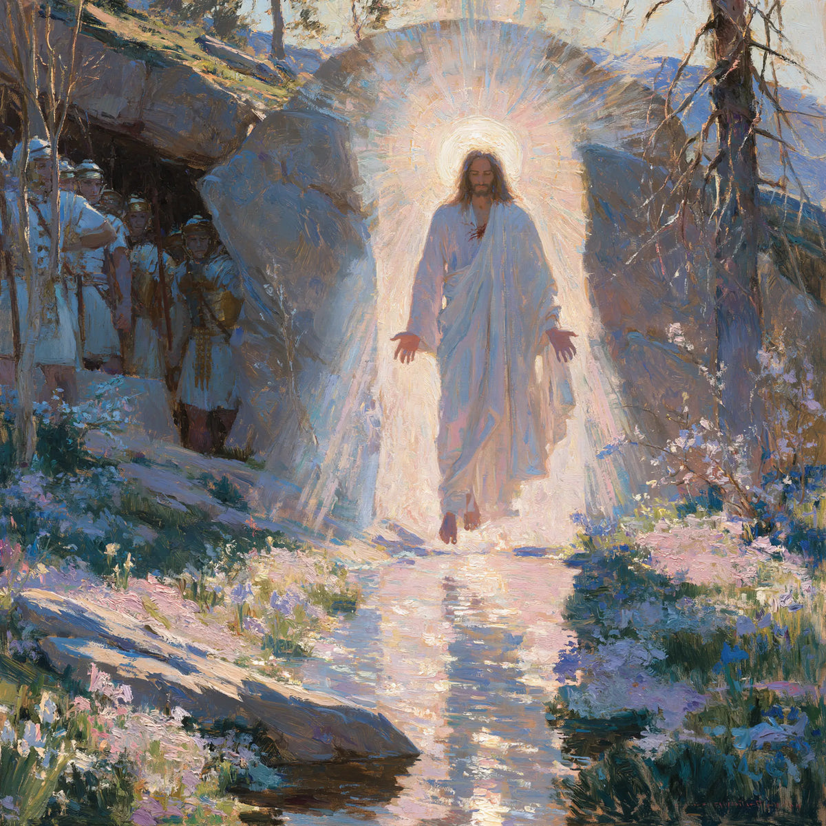 The Resurrection of Jesus Christ - Impressionist · Square n° 3