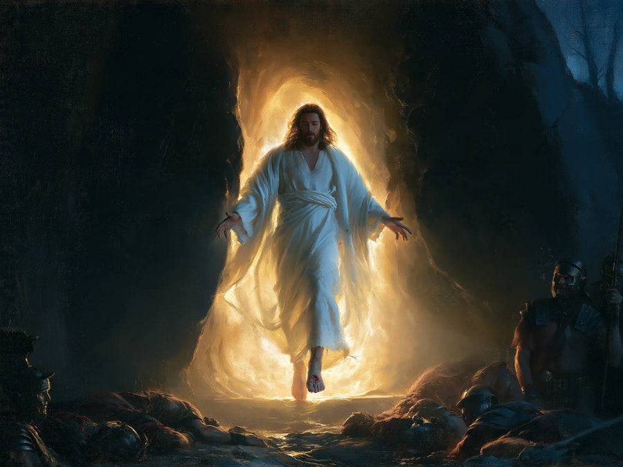 The Resurrection of Jesus Christ - Midnight-blue Chiaroscuro · Landscape n° 12