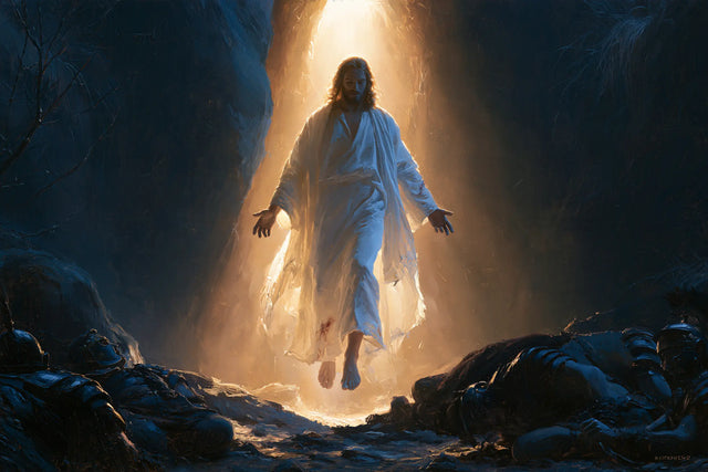 The Resurrection of Jesus Christ - Midnight-blue Chiaroscuro · Landscape n° 16