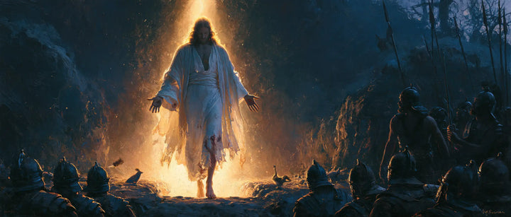 The Resurrection of Jesus Christ - Midnight-blue Chiaroscuro · Landscape n° 28