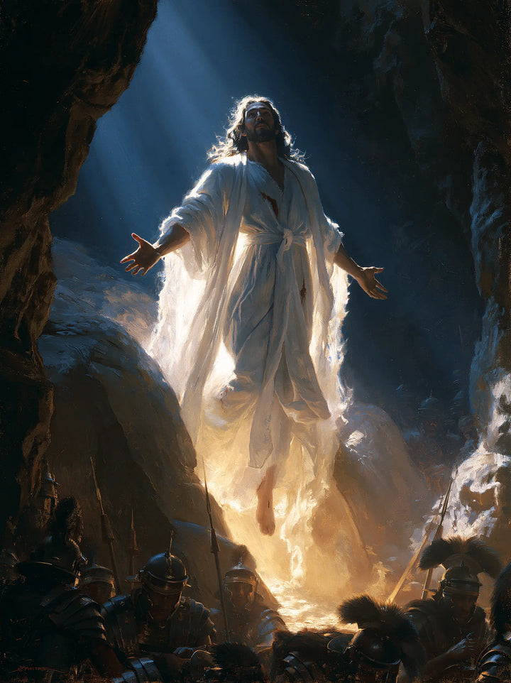 The Resurrection of Jesus Christ - Midnight-blue Chiaroscuro · Portrait n° 16