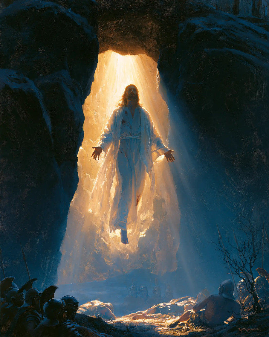 The Resurrection of Jesus Christ - Midnight-blue Chiaroscuro · Portrait n° 19