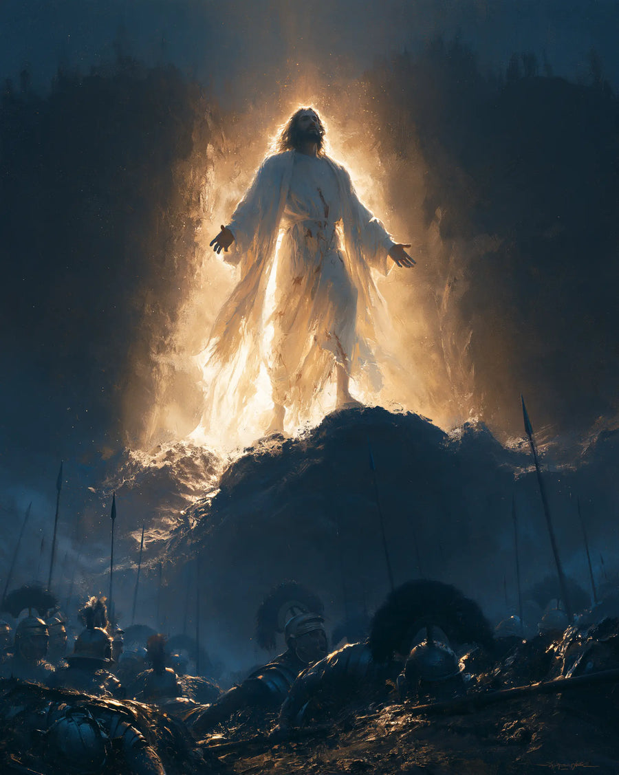 The Resurrection of Jesus Christ - Midnight-blue Chiaroscuro · Portrait n° 21