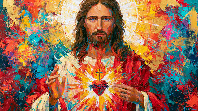 Sacred Heart of Jesus – Colour Expressionism · Landscape no. 1