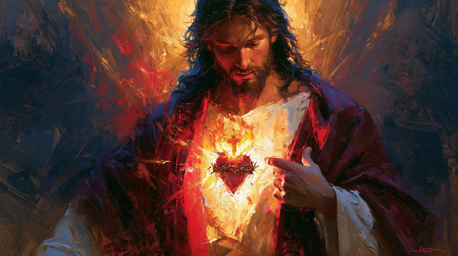 Sacred Heart of Jesus – Expressionist · Landscape no. 3
