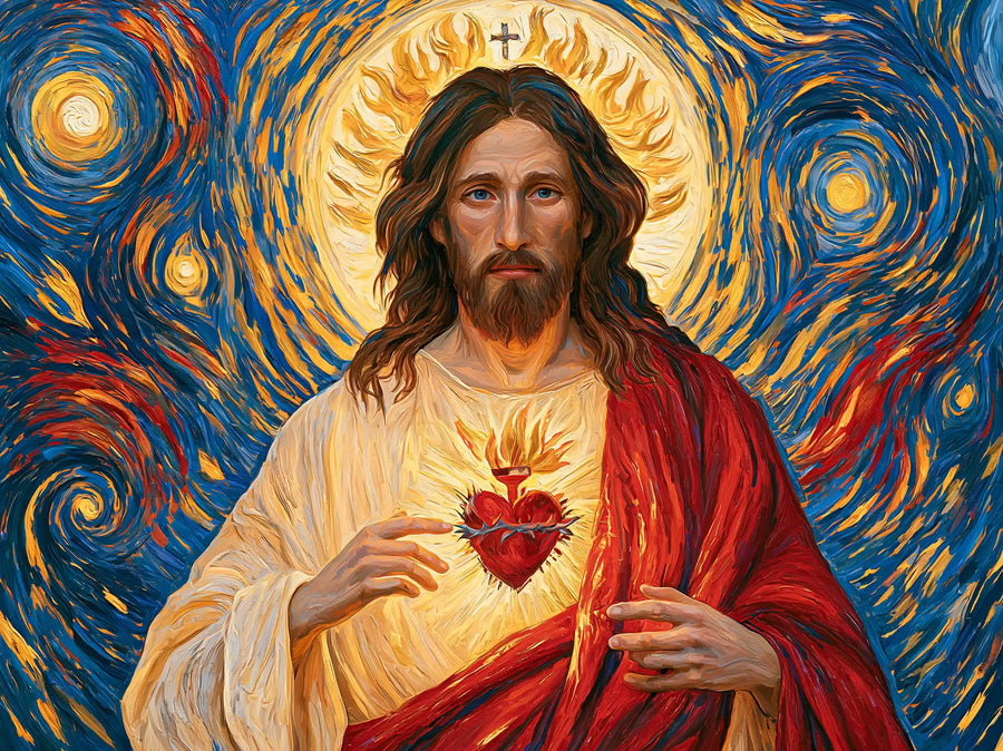 Sacred Heart of Jesus – Post-Impressionist · Landscape no. 5