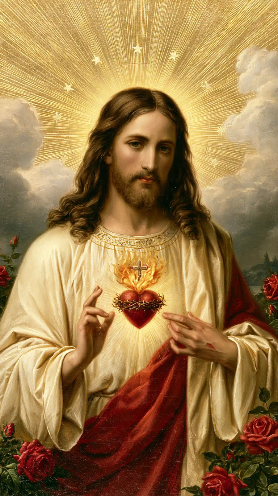 Sacred Heart of Jesus – Symbolist · Portrait no. 6