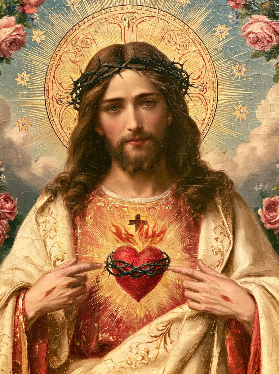 Sacred Heart of Jesus – Symbolist · Portrait no. 10