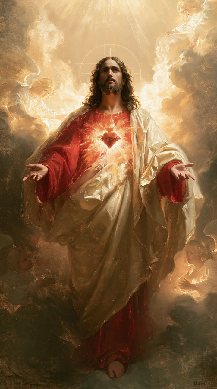 The Sacred Heart of Jesus — The Presence with Feet in the Mist