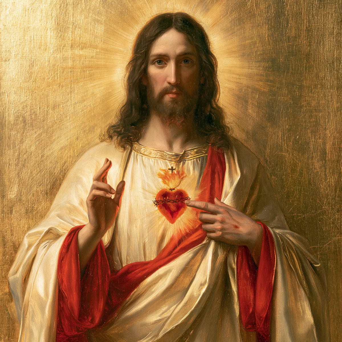 Sacred Heart of Jesus - Sacred Gold · Square n° 4